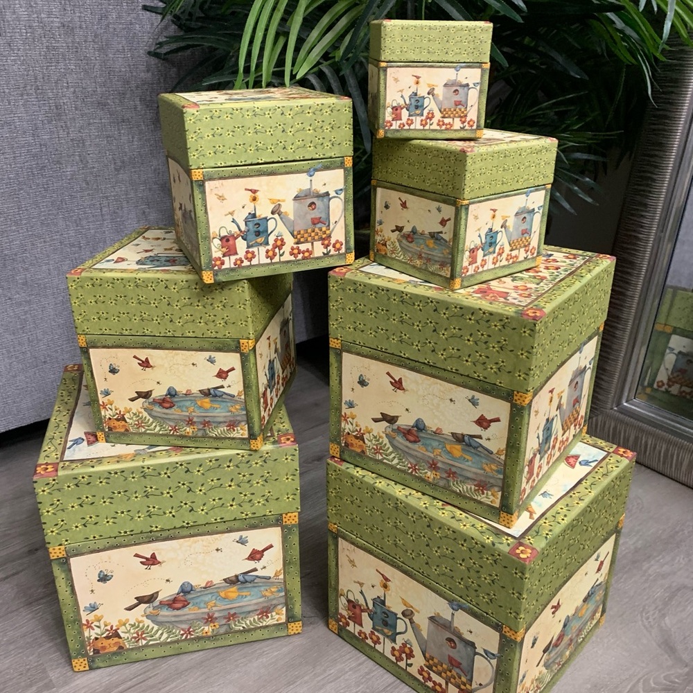 Bob’s Nestling “Birds of A Feather”Decorative Boxes 7